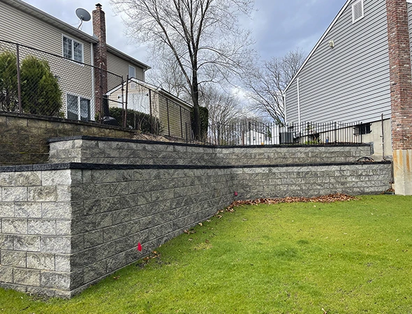 Custom Retaining Wall Installation